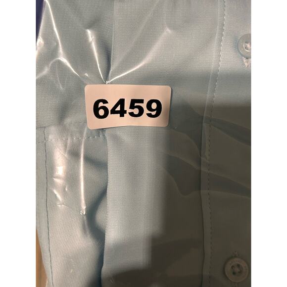 Huk Performance Fishing Shirt Mens XL Blue Short Sleeve Vented Lightweight - Picture 7 of 7